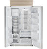 ZISB480DNII MONOGRAM 48" SMART BUILT-IN SIDE-BY-SIDE REFRIGERATOR WITH DISPENSER