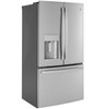 GE® ENERGY STAR® 22.1 Cu. Ft. Counter-Depth Fingerprint Resistant French-Door Refrigerator GYE22GYNFS