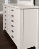 744 Bungalow Lattice White Dresser