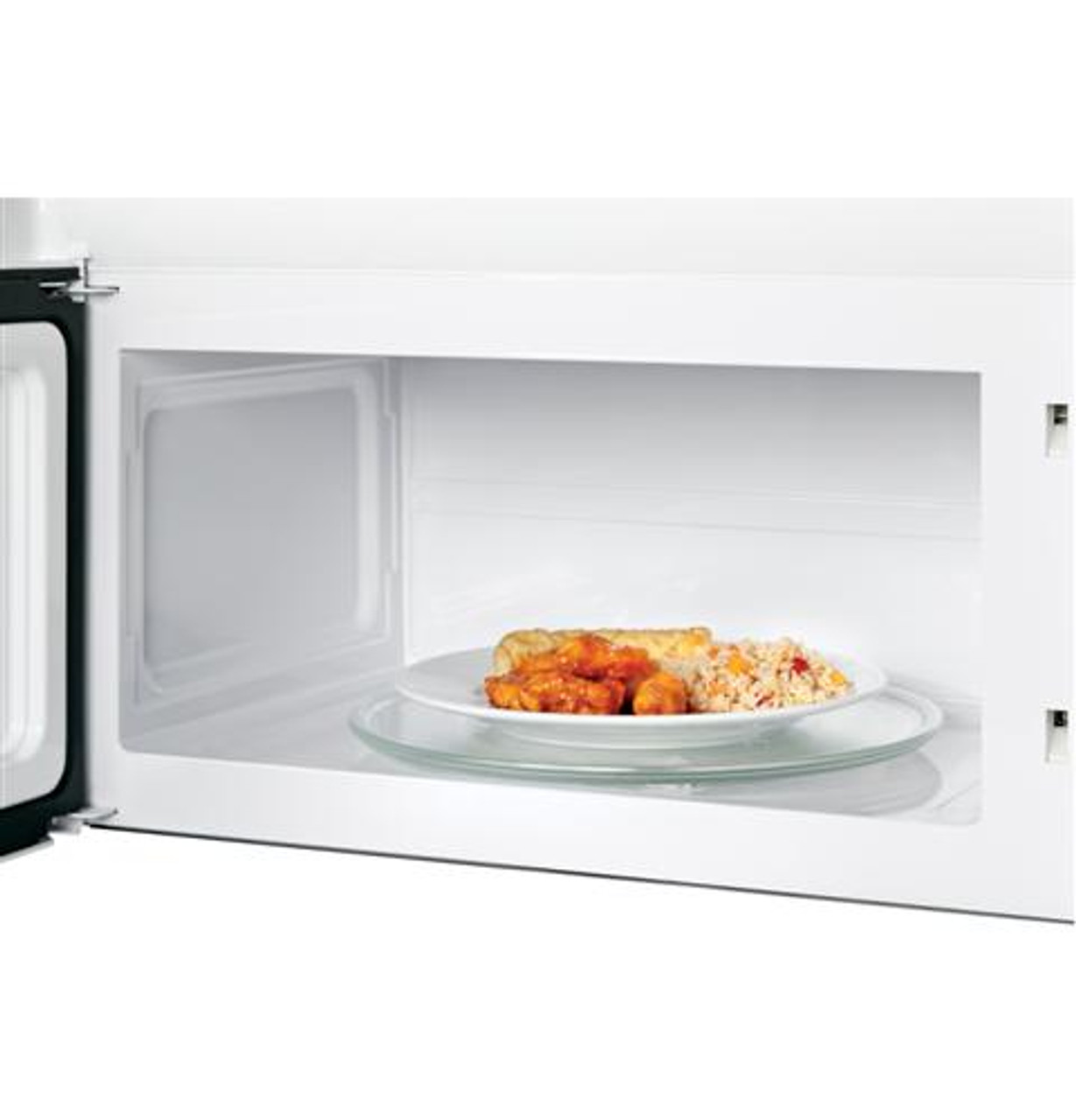 Ge 1 6 Cu Ft Bisque Over The Range Microwave Oven Jvm3160dfcc