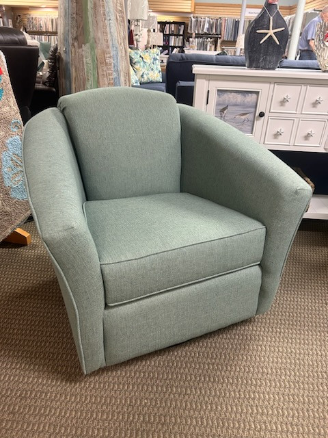 SW107 Swivel Chair Vivacious Teal Manteo Furniture Appliance