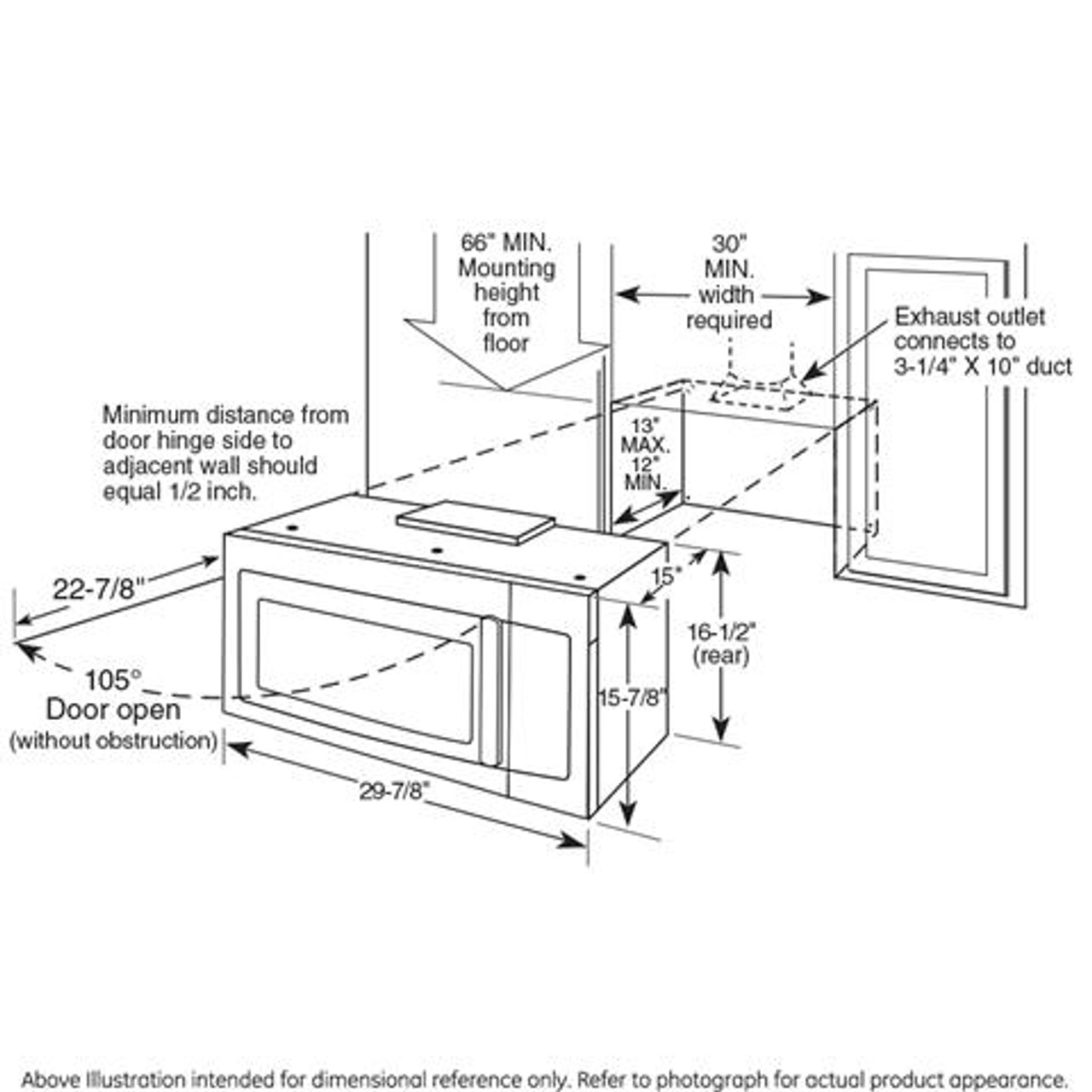 GE® Series 1.7 Cu. Ft. White Over-the-Range Sensor Microwave