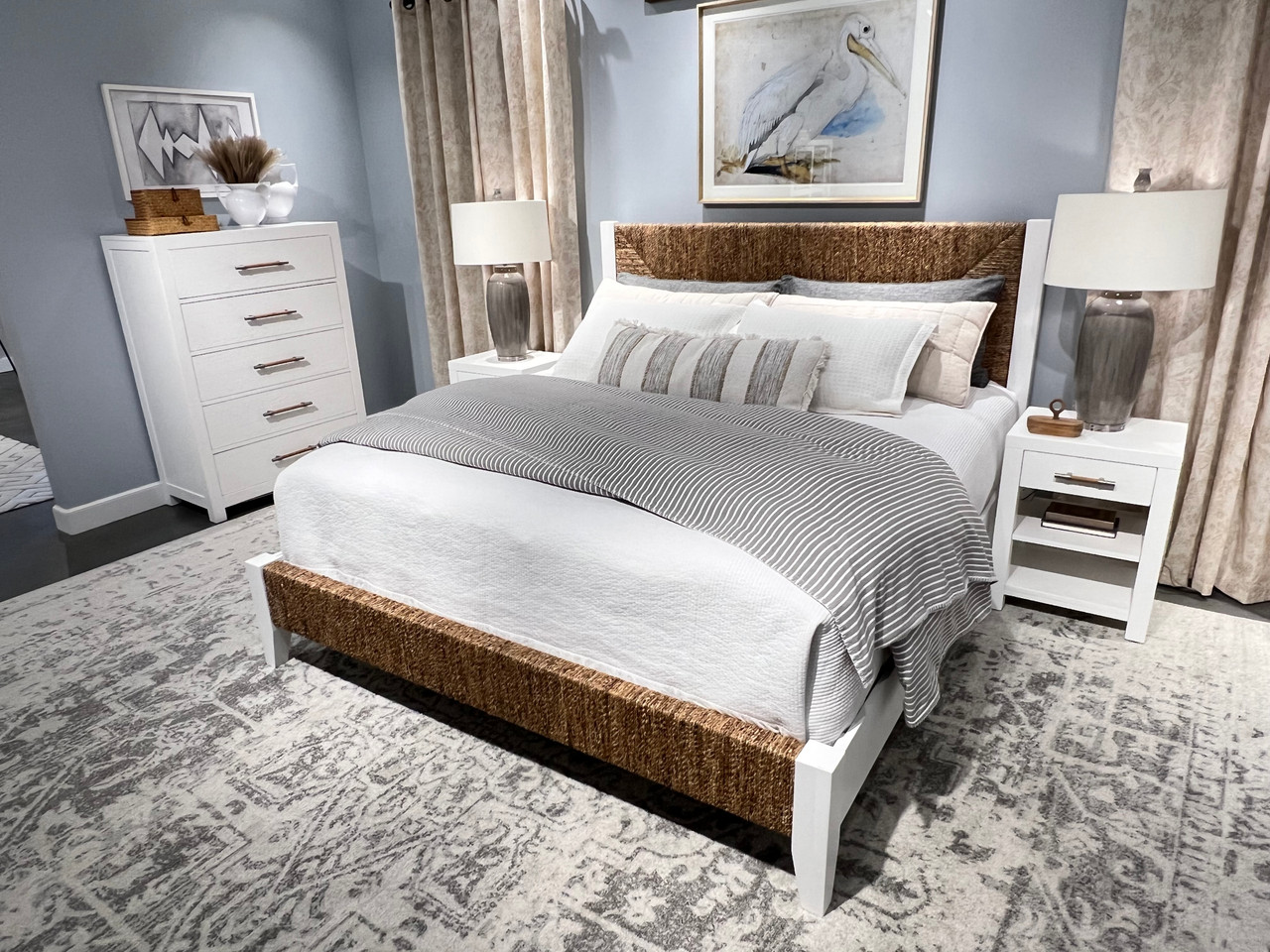 Rosalie Woven Panel Bed - Manteo Furniture & Appliance