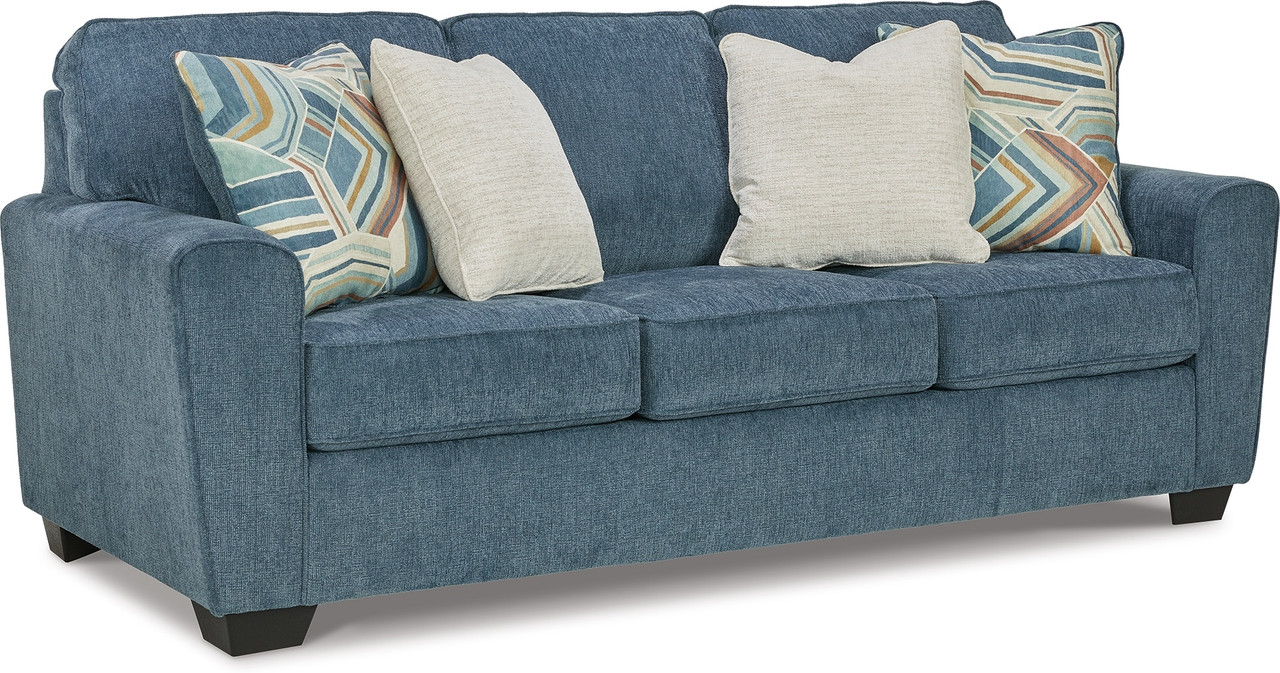 406 Cashton Blue Queen Sleeper - Manteo Furniture & Appliance