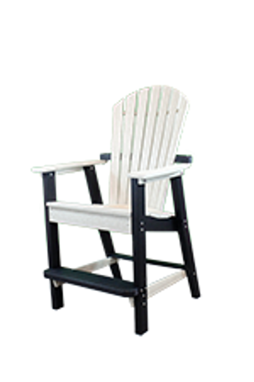 Carolina Casual Car 18xl Extra Large Curved Adirondack Counter Chair
