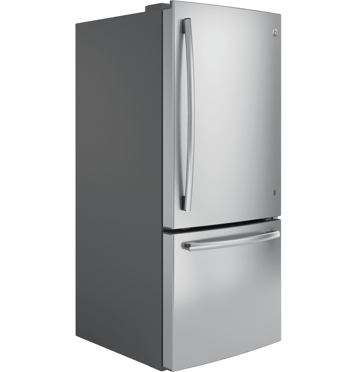 GDE21EYKFS GE® ENERGY STAR® 21.0 CU. FT. BOTTOMFREEZER REFRIGERATOR