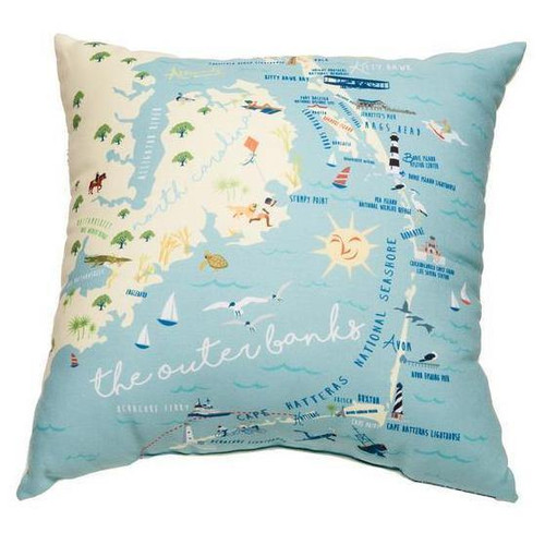 Outer Banks Pillow Indoor/Outdoor