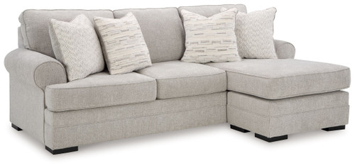 Fusion 9778 Sofa with Chaise Vibrant Oatmeal - Manteo Furniture