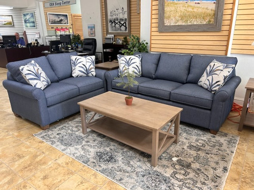 759 Blue Performance Fabric