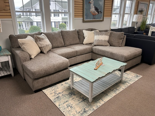 Creswell Stone Chaise Sectional 