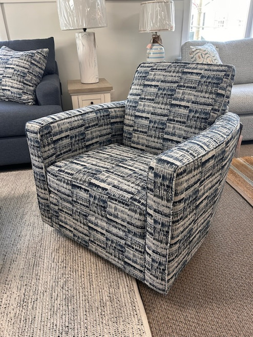 Luke Tonio Swivel Glider Cirrus Blue 