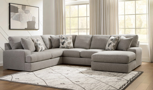 Lindon Nuvella Sectional with Chaise