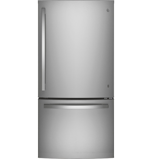 GDE25EYKFS GE® ENERGY STAR® 24.8 CU. FT. BOTTOM-FREEZER DRAWER REFRIGERATOR