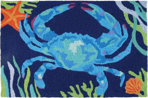 Deep Blue Crab 2' x 3'