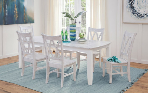 Hampton Chalk/White Dining Set