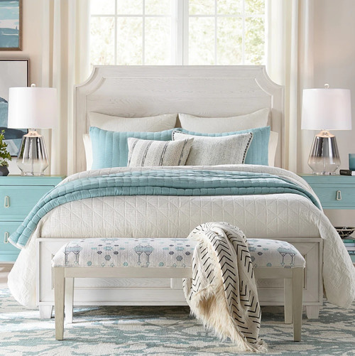 Ventura Shell White Panel Bed