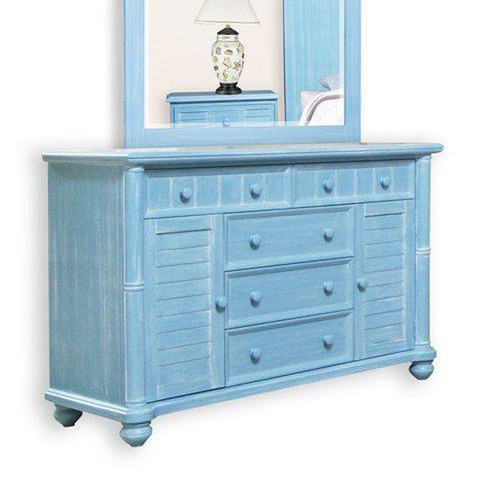beach themed dresser Seahorse on Teal B