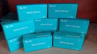 Mediano guanted de Nitrile Gloves box of 10 boxes  total 1000 gloves