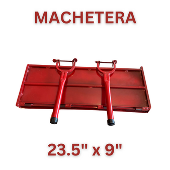 Machetera, tortillera, hecho en mexico, handmade, rojo, azul, quesadillas, machete, comida, cocina, tortilla press,