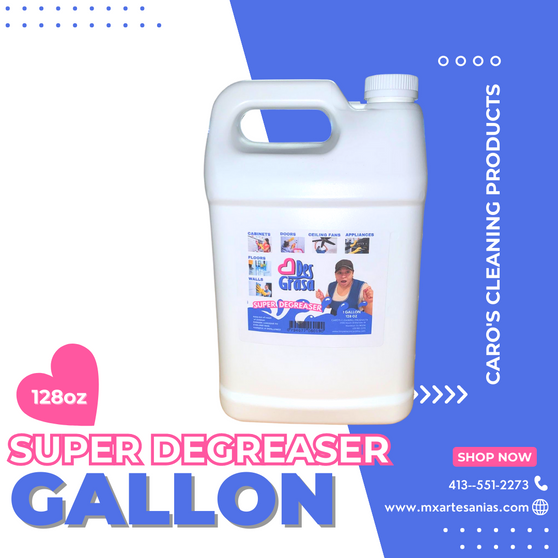 Desgrasa, gallon, 128oz, degreaser, liquido, chemical, caro, limpiador, multi cleaner, surface, concentrated, 1 gallon, desgrasador,Puertas, Paredes , Puertas, Moldes, Percianas ,Abanicos, Mesas,Plastico,Acero Inoxidable, Madera, Pisos no encerados, Limpieza General