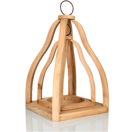 Wooden Lantern Set Accent Shade