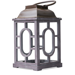 Timeless Grey Lantern Accent Shade