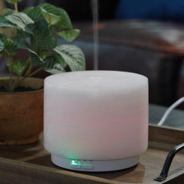 Salt Stone Ultrasonic Aroma Diffuser - Pink Zebra Home