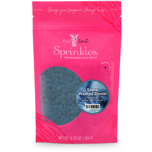 Stone Washed Denim Bag Sprinkles