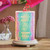 Rainbow Iridescent Simmering Light with Antique White Base