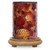Autumn Ombre Crackle Simmering Light with Wood Grain Base
