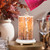 Autumn Forest Simmering Light with Antique White Base