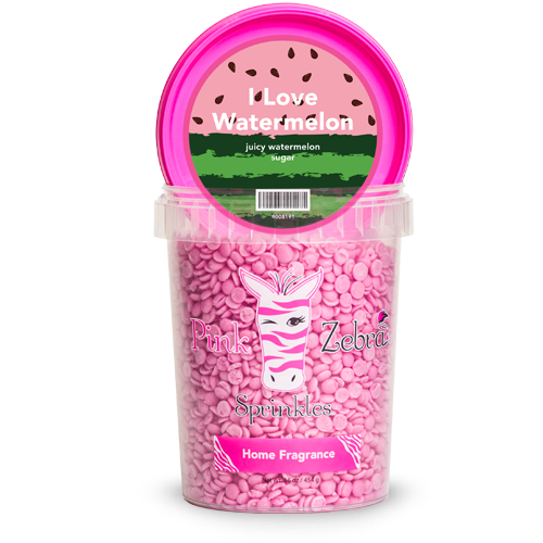 I Love Watermelon Carton Sprinkles - Pink Zebra Home
