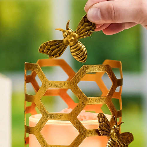 Bee Hive Accent Shade - Pink Zebra Home