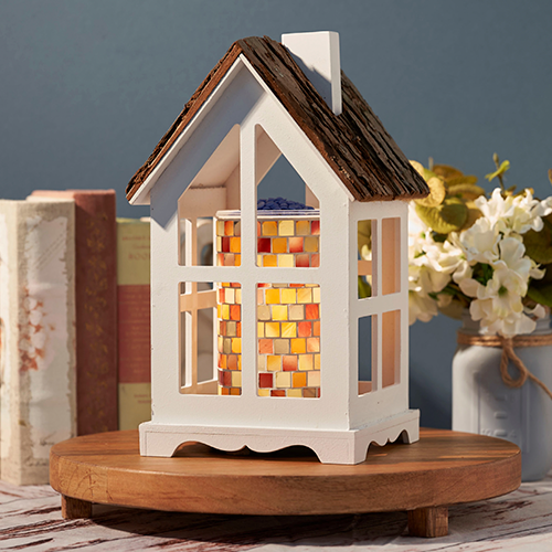 Cozy Bark Latern Accent Shade - Pink Zebra Home