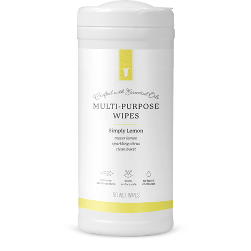 Simply Lemon 50 ct. Multi-Purpose Wipes - Pink Zebra Home