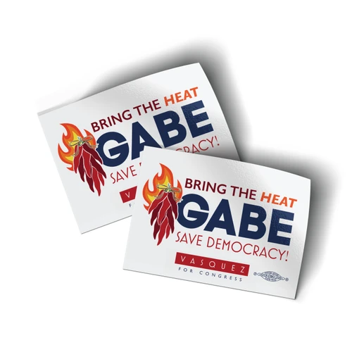Bring The Heat (3.5" x 2.5" Vinyl Sticker -- Pack of Two!)