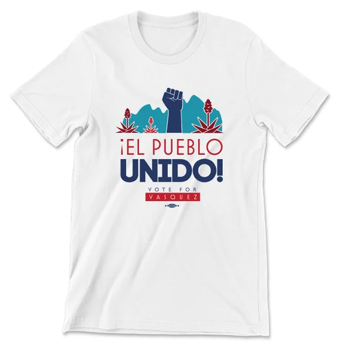 El Pueblo Unido (Unisex White Tee)
