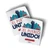 El Pueblo Unido (3.5" x 3" Vinyl Sticker -- Pack of Two!)