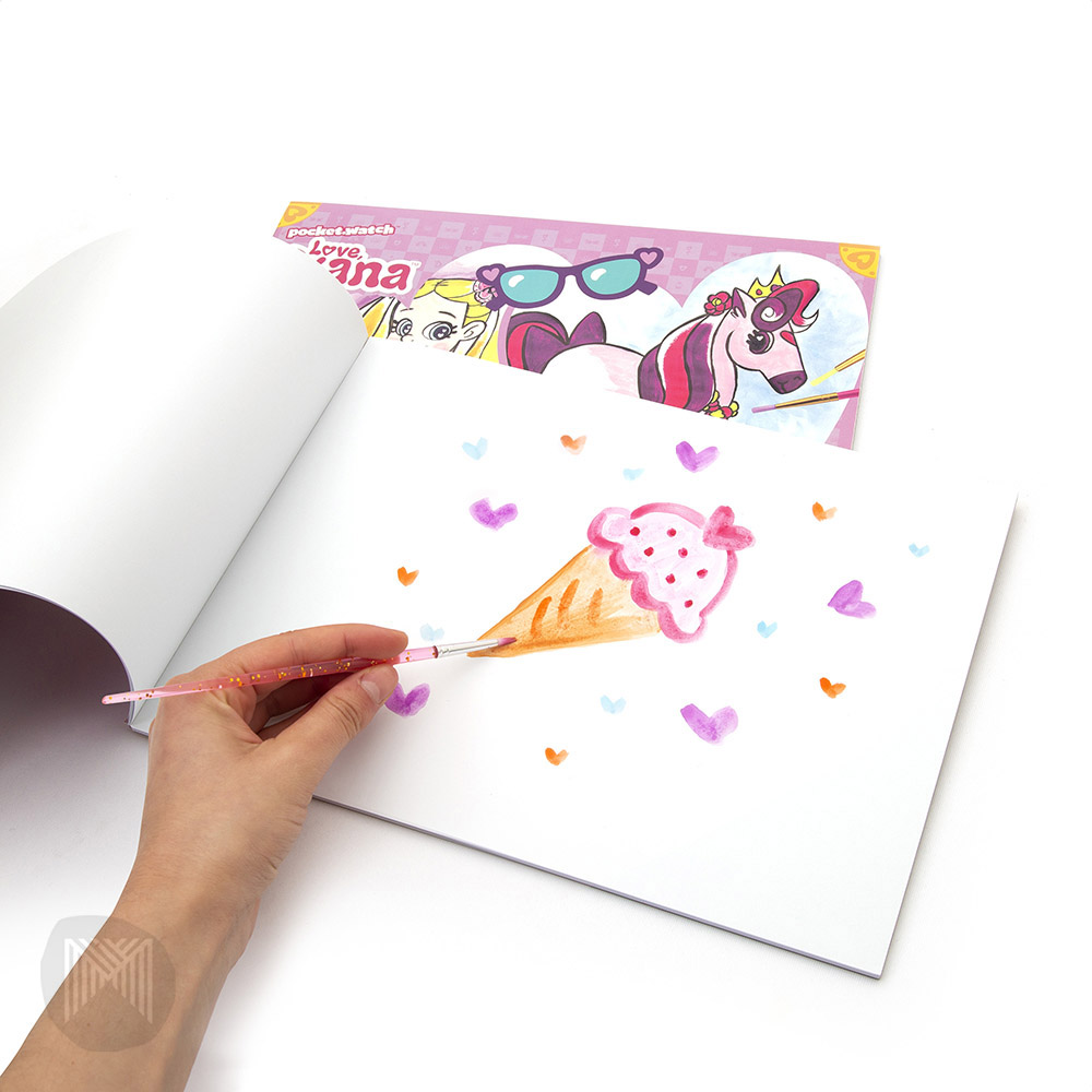 Painting Paper, A4 Pad Love Diana | Micador