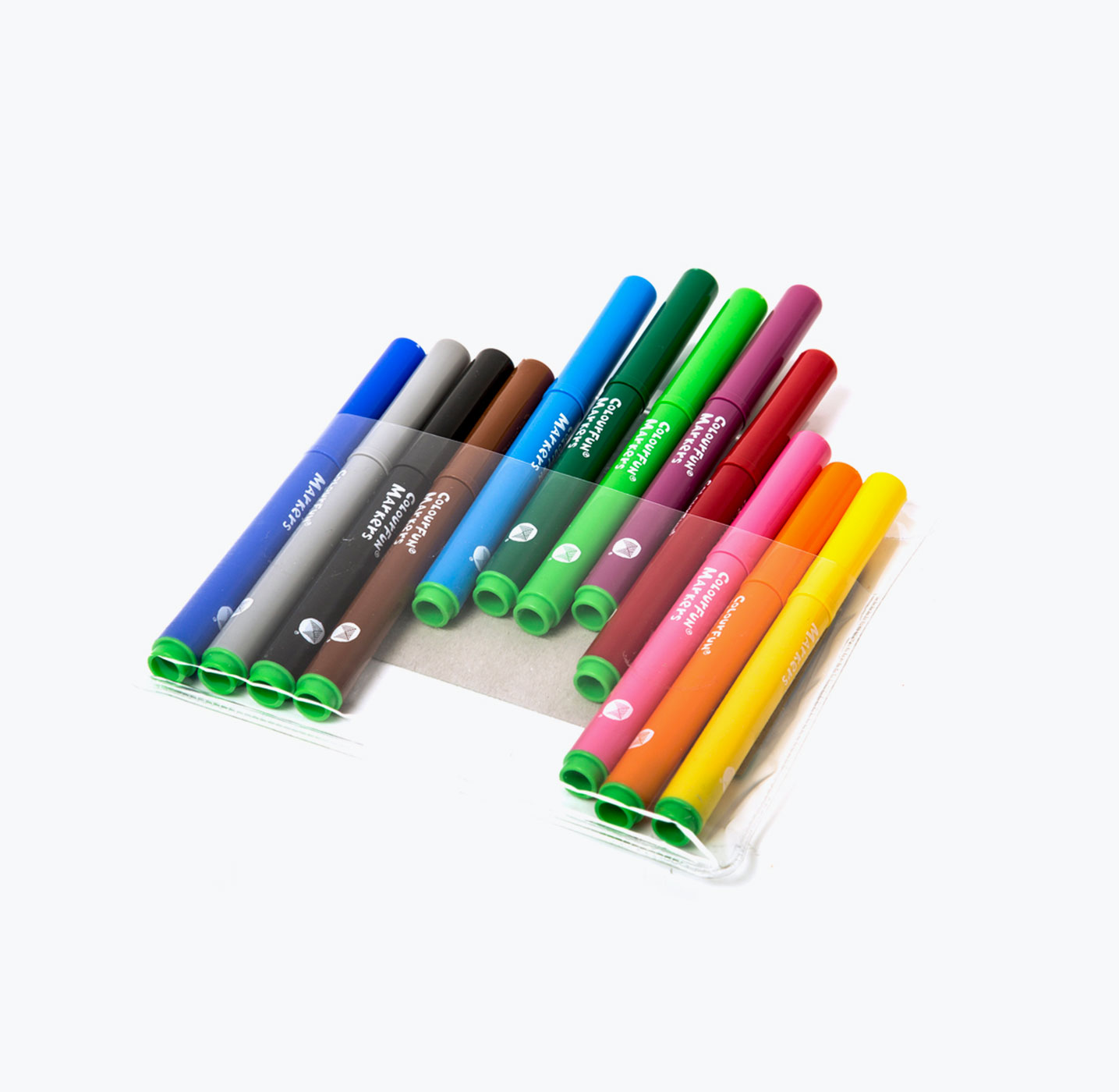 Micador Colourfun Coloured Markers Assorted Pack 12