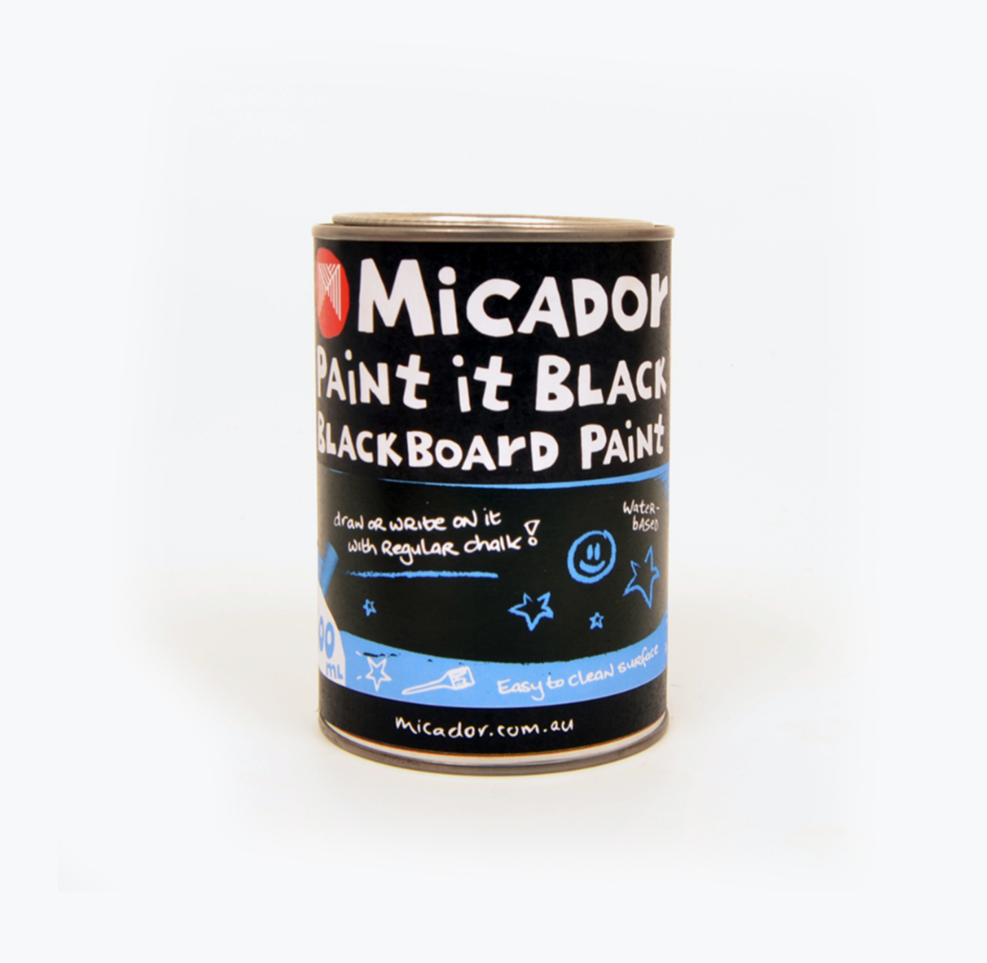 'Paint it Black' Blackboard Paint, Tin 500ml Micador