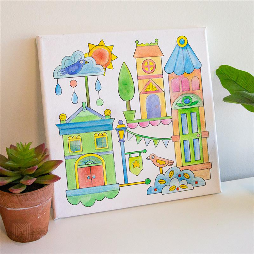 Paint Your Own Canvas 10x10" FSC 100 Micador