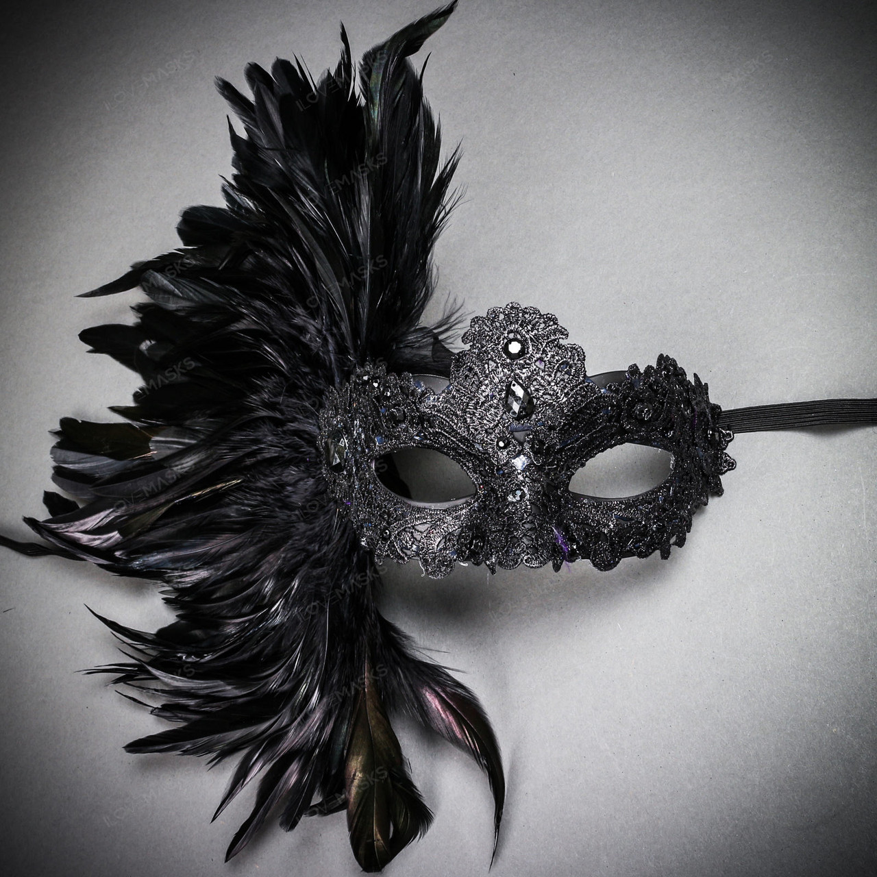 feather mask