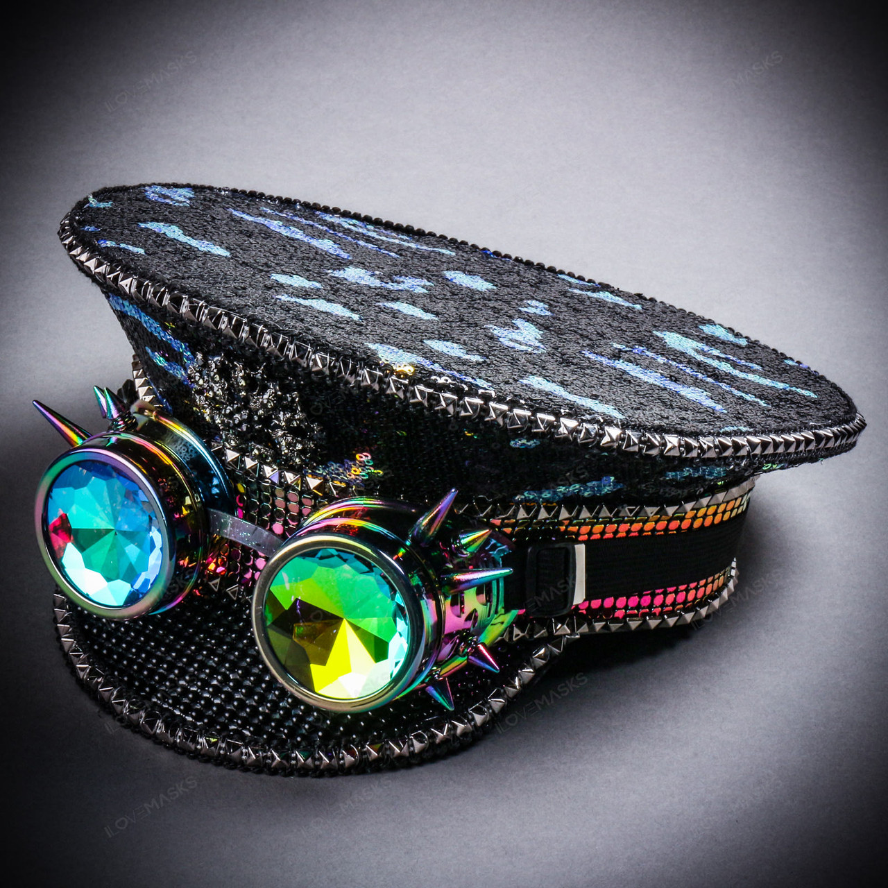 Burning Man Aviator Goggles Hat TOMORROW, TODAY main image 4