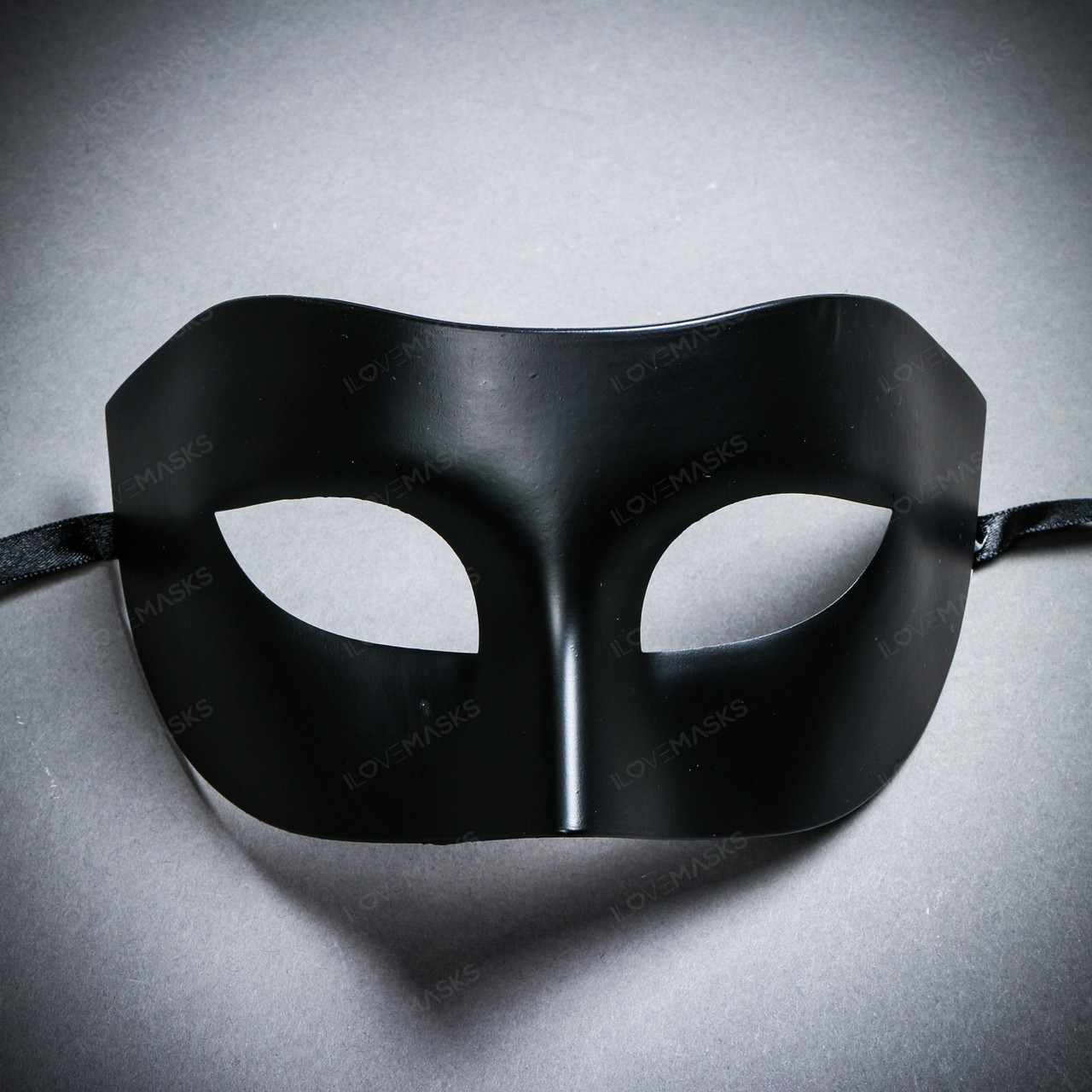 Venetian Half Face Eye Mask Masquerade - Black