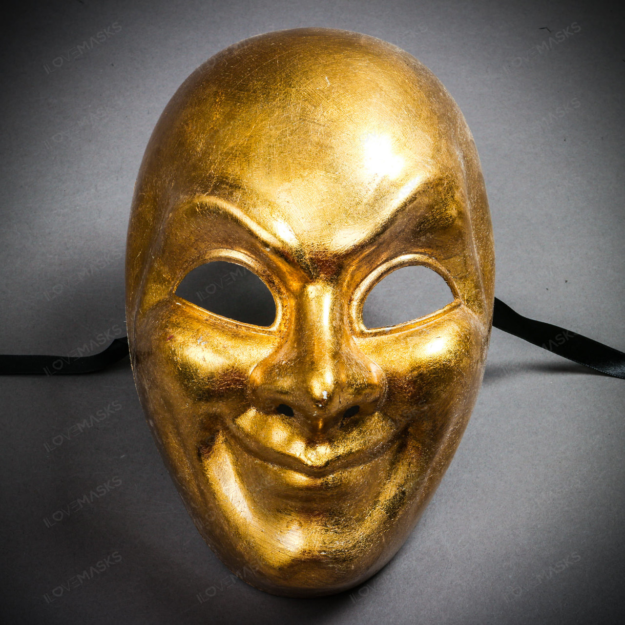 Venetian Full Face Masquerade Volto Party Prom Mask Coplay - Gold