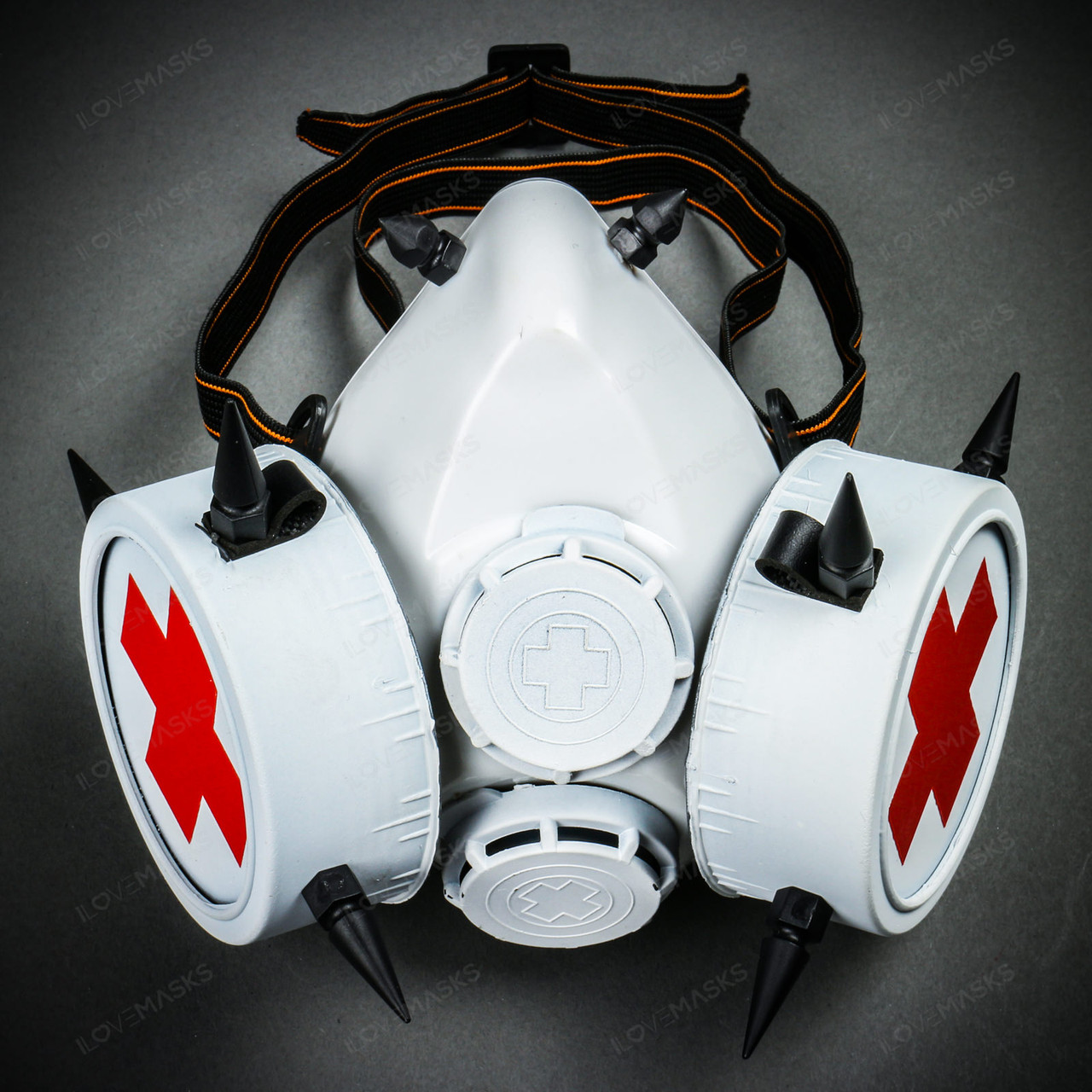Steampunk Spikes Respirator Nurse Gas Mask -