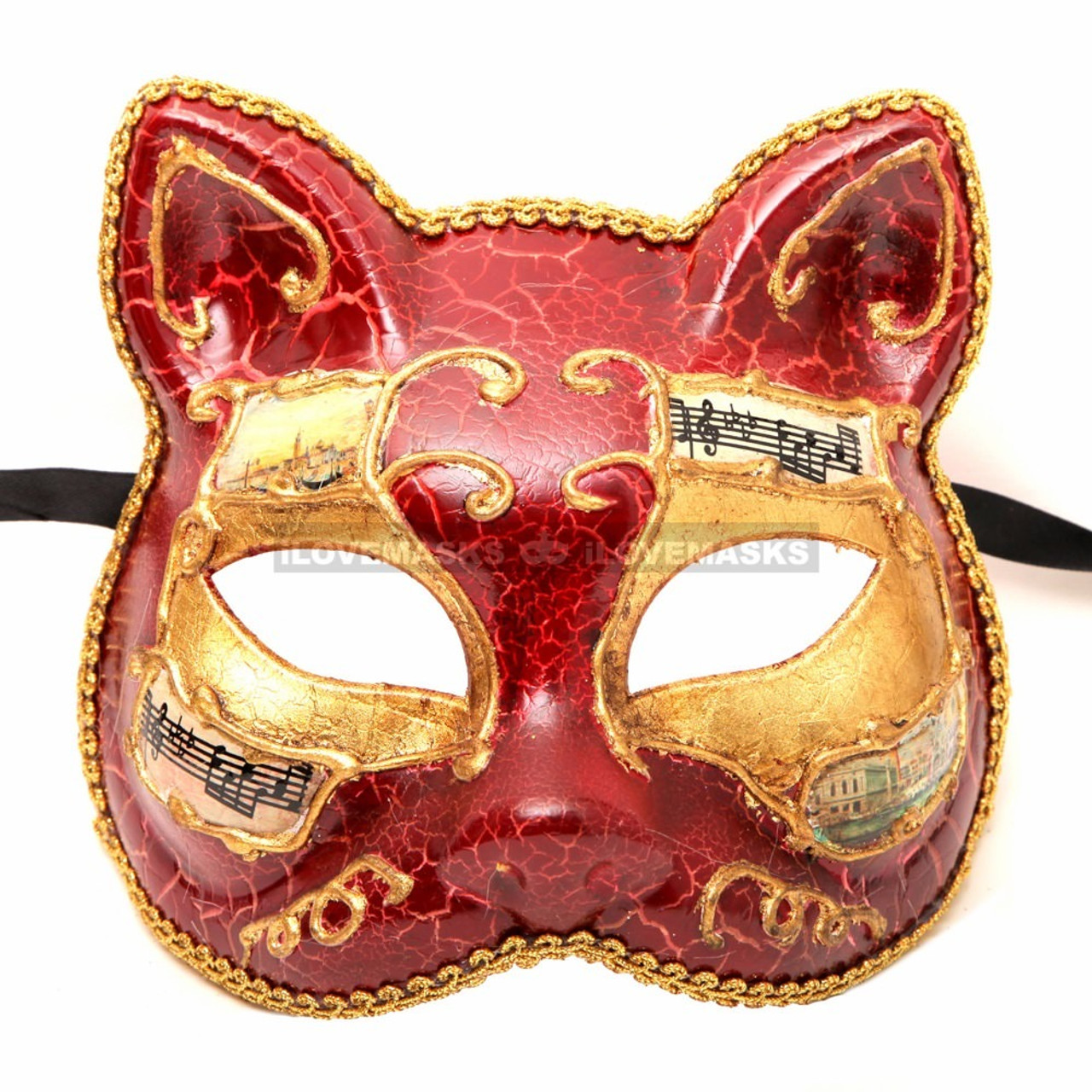 Party Mask, Red