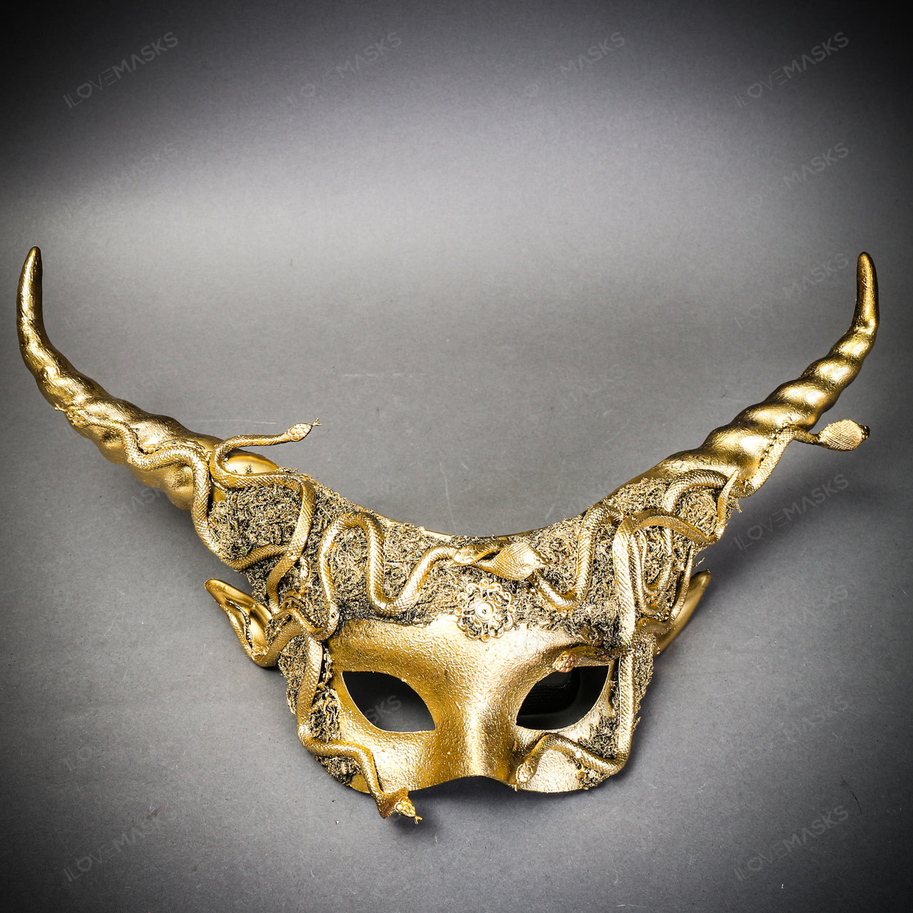 Krampus Horn Woodland Medusa Snake Animal Devil Masquerade Mask