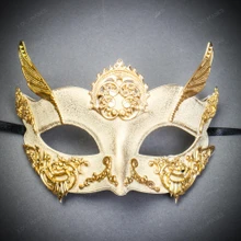 Gold Venetian Masquerade Eye Mask Classic Carnival Party Mask